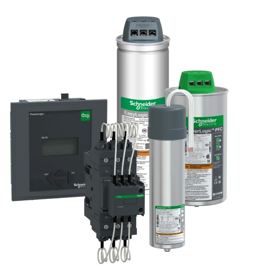 Capacitores, contactores y Relé varimétrico VarPlus Logic