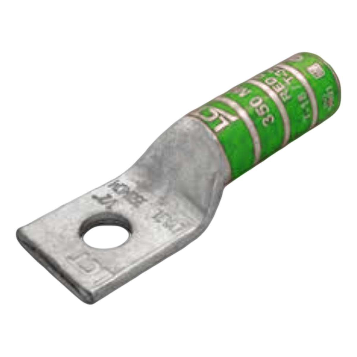 [15267] Terminal Doble Identación Ojal Cobre Estañado 35mm2 3/8" Lct