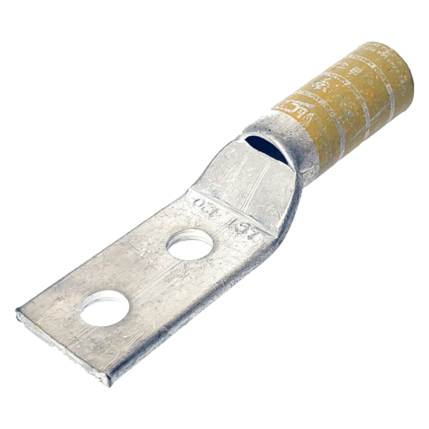 [3381] Terminal Doble Identación Ojal Cobre Estañado 70mm2 Lct