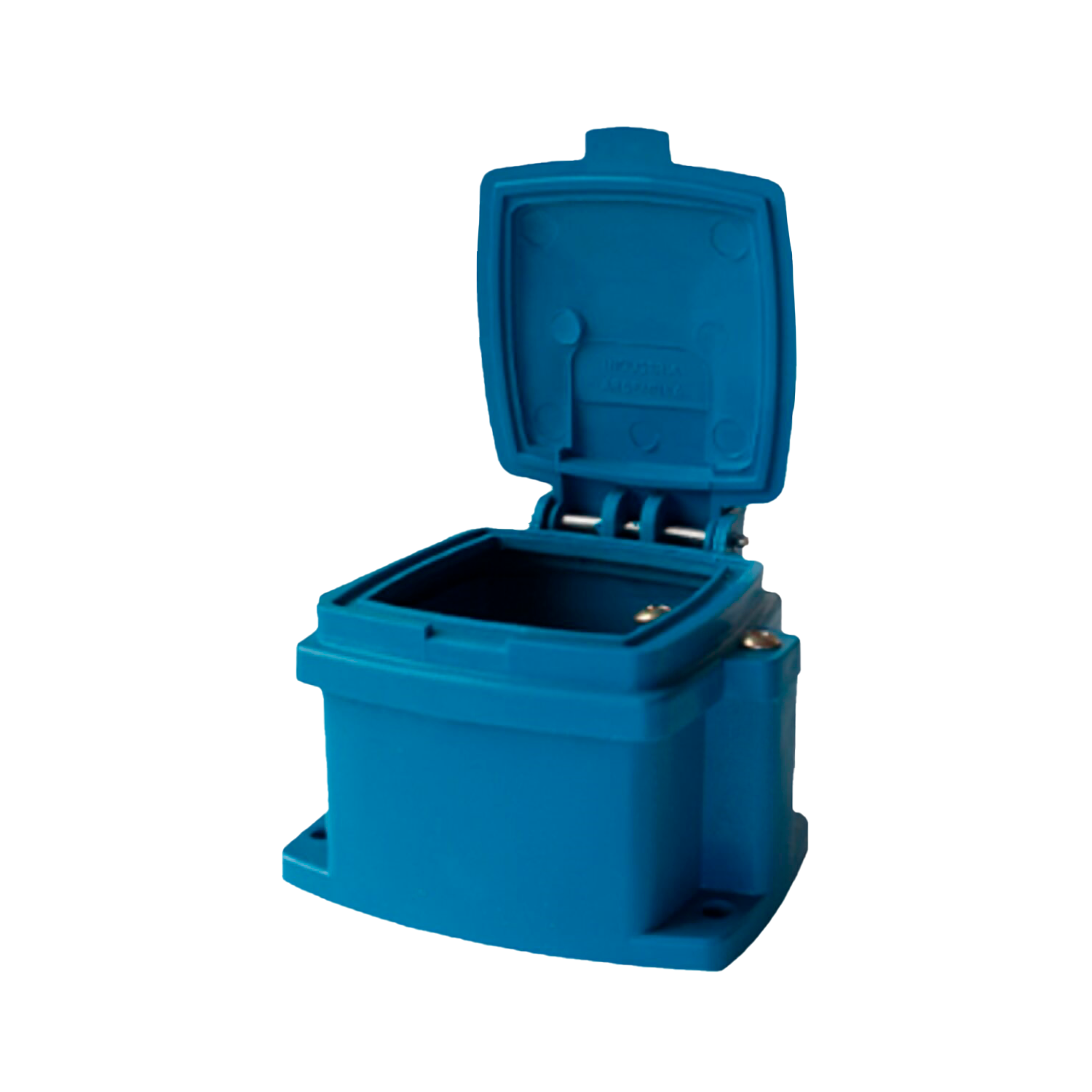 Caja Capsulada Vacía PVC 16A P/Exterior Azul Kalop