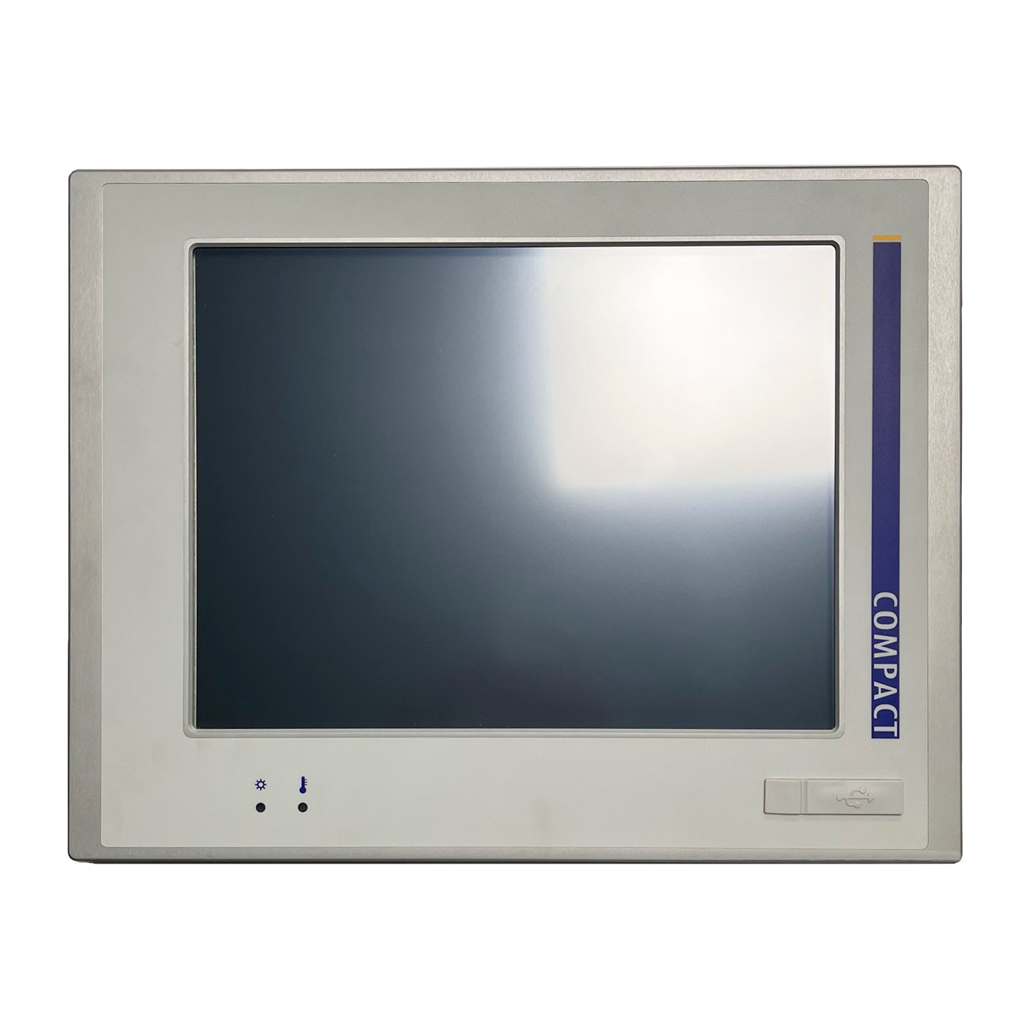 Panel Flat Monitor Montaje Empotrar 24VCC 15 Pulgadas Hardware Solutions