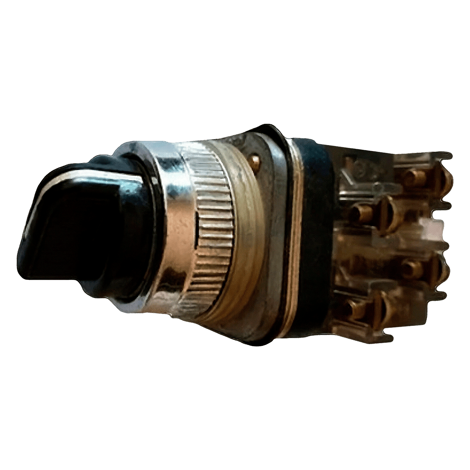 Perilla Plástica 3 Posiciones 1NA + 1NC Maneta Corta Hitachi