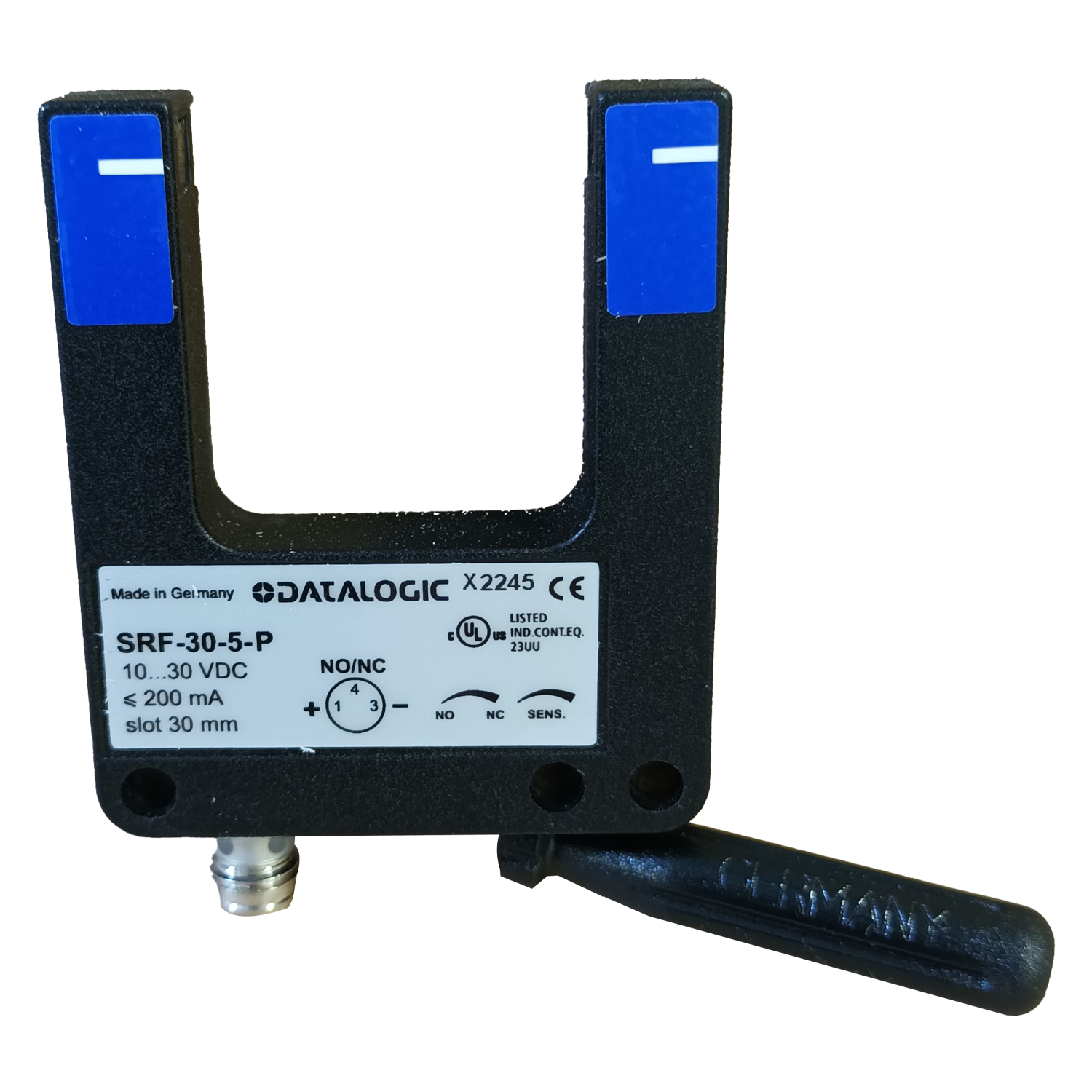 [31585] Sensor Emisor/Receptor de Barrera Rectangular 3 Hilos 24VCC 30mm Aluminio Datalogic