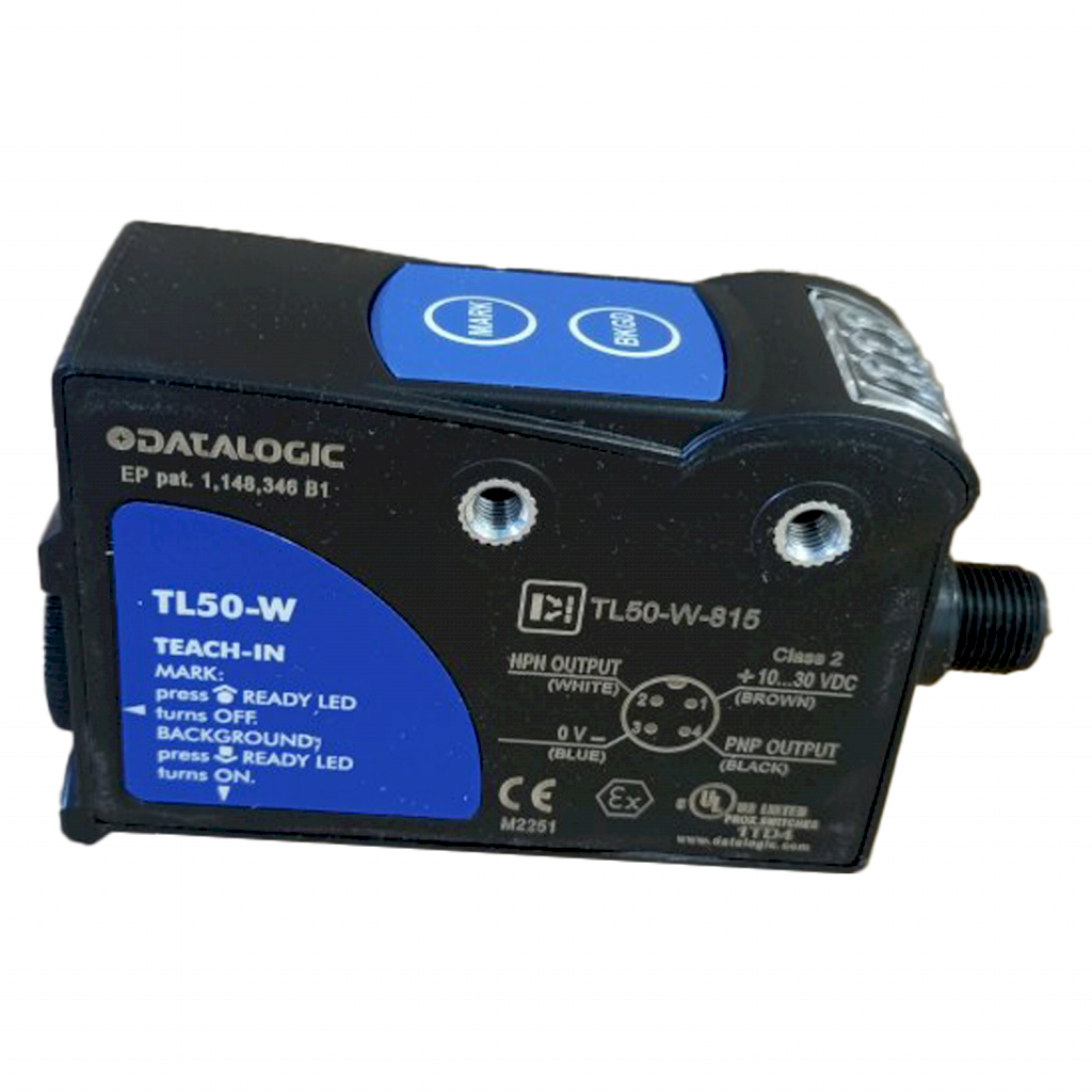 Sensor Detección Difusa Rectangular 4 Hilos 24VCC 9mm Plástico Datalogic