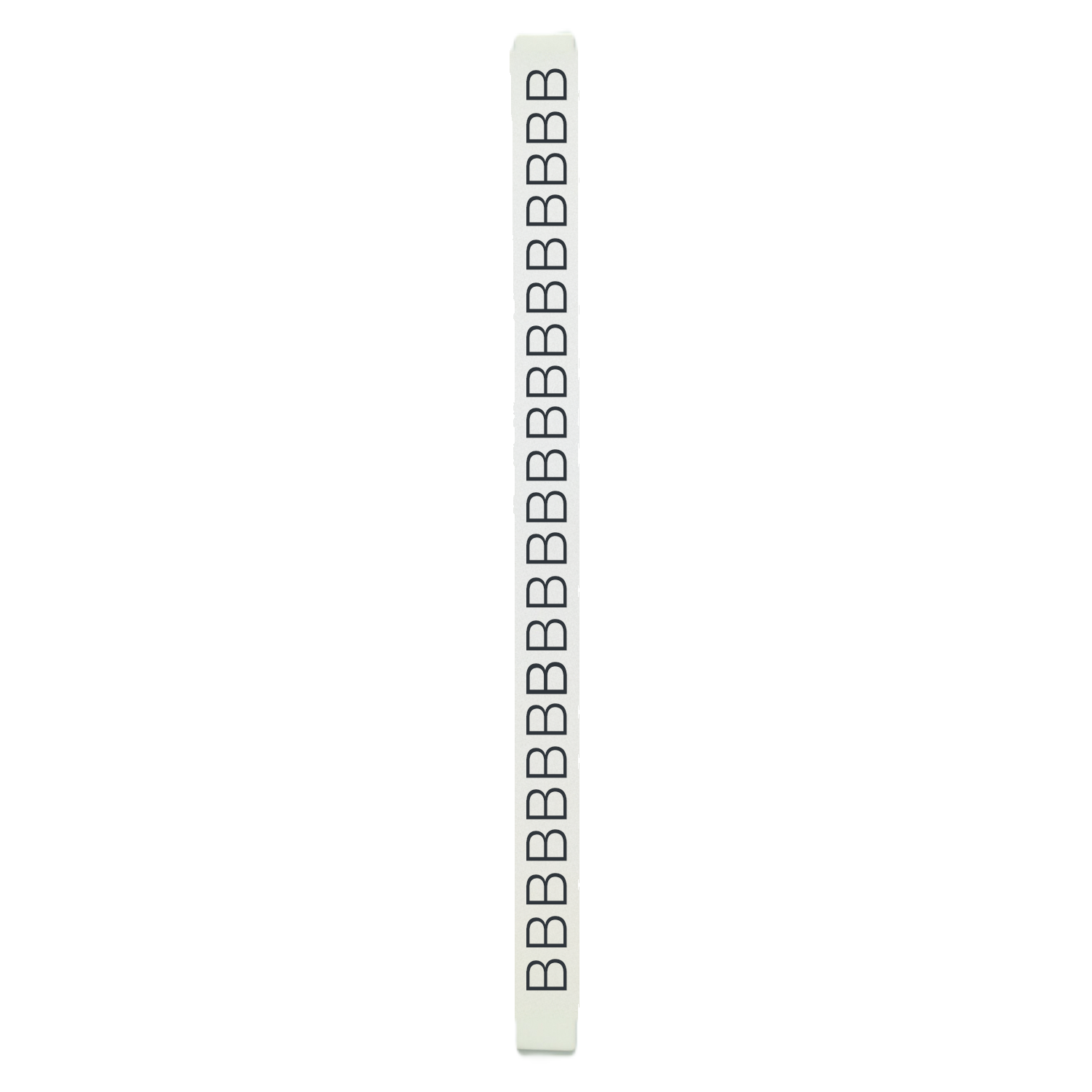 Tarjeta de Identificadores Blanco Letra B Murrplastik