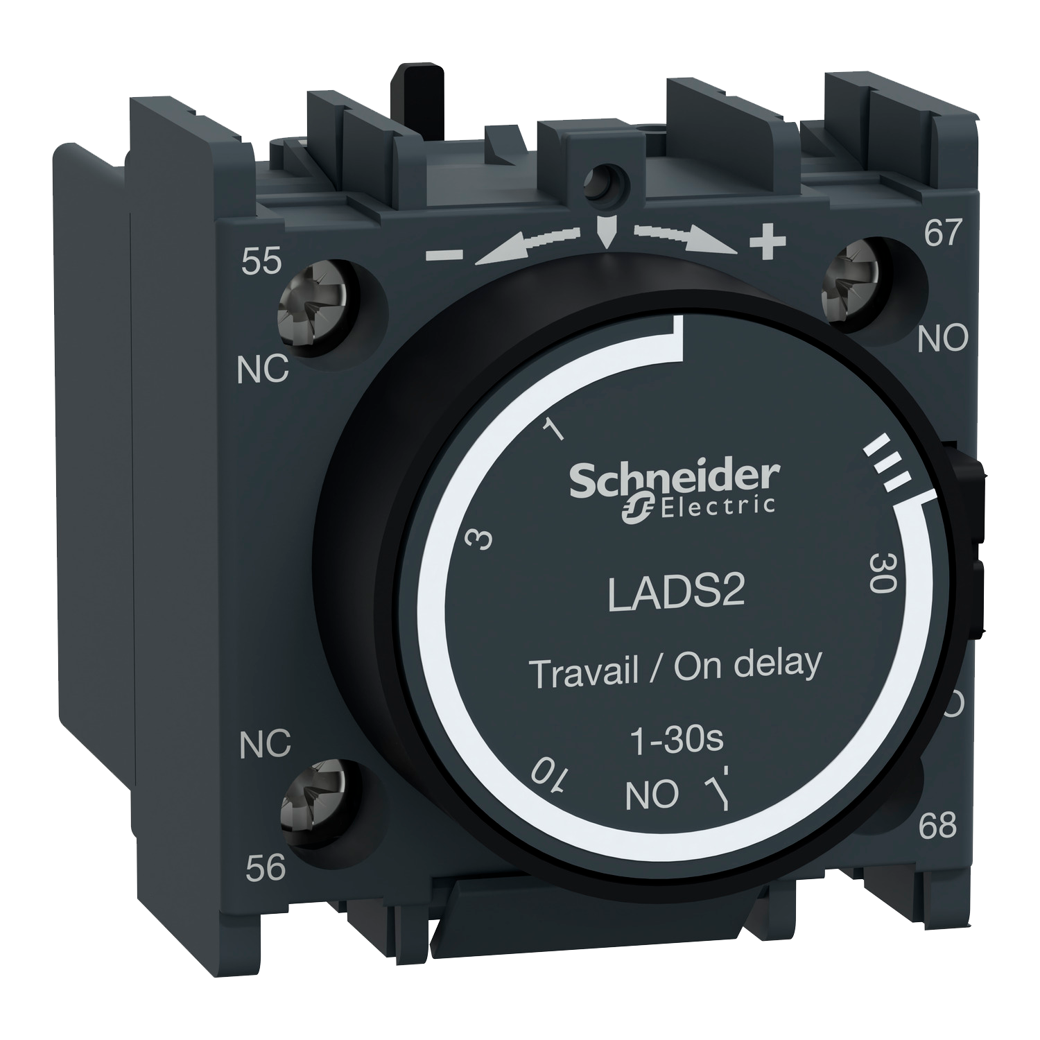 [15069] Temporizador Tesys Deca Neumatico Al Trabajo 1NA + 1NC Contactor Schneider Electric