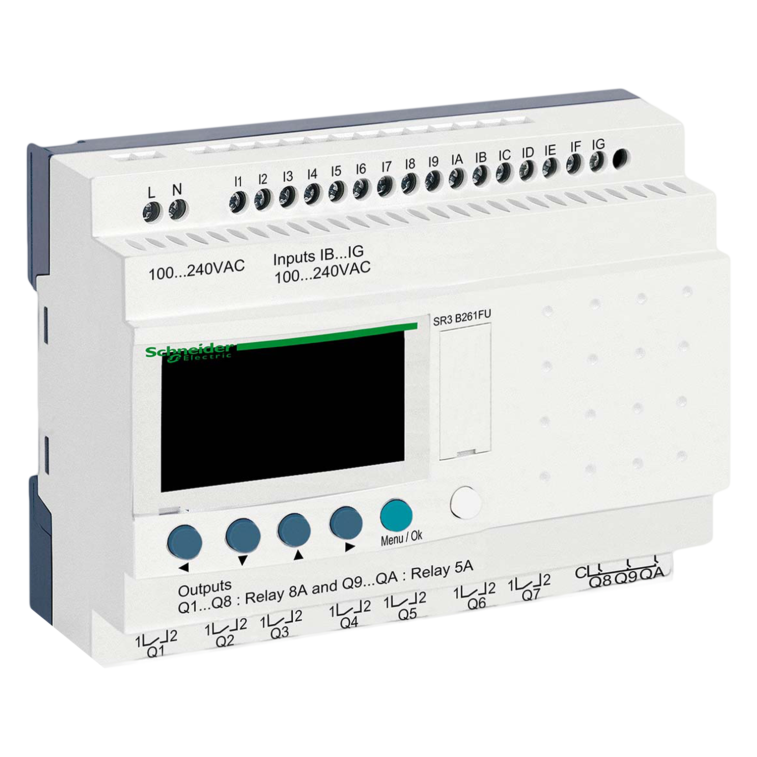 Zelio Logic 220V 16ED + 10SR C/Display Schneider Electric