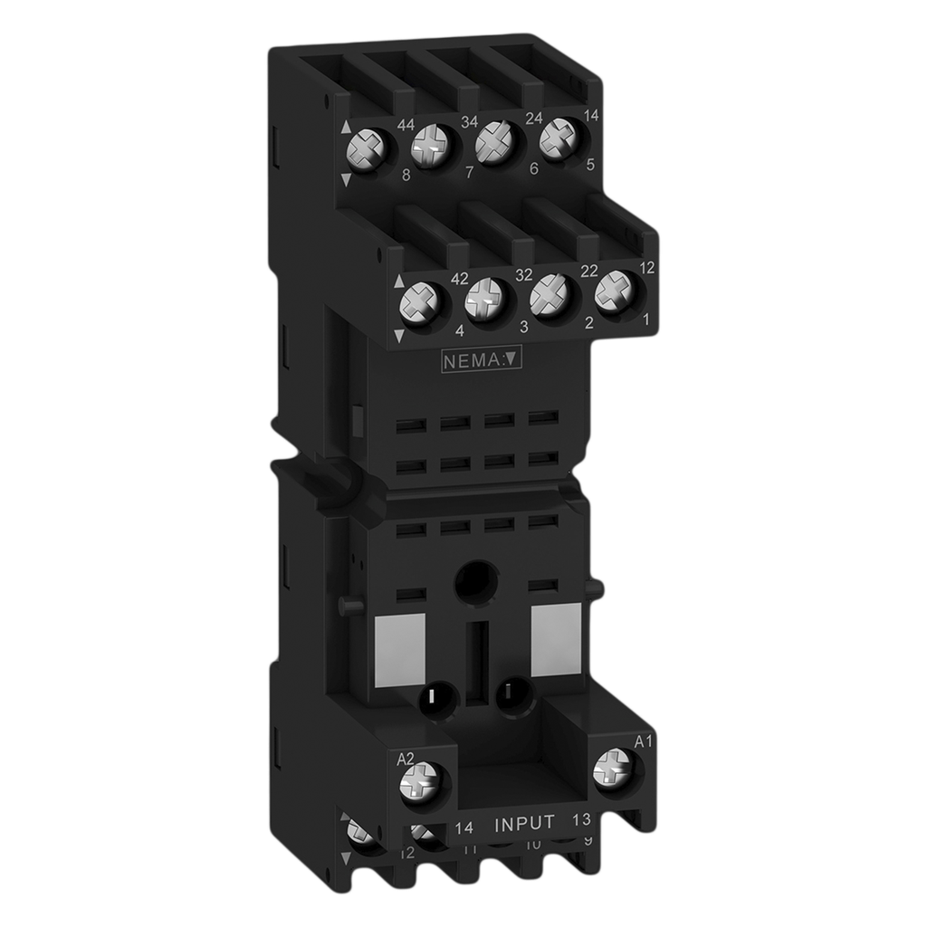 Zócalo Zelio Mezclado RXM 2 y 4 Inversores 10A 220 VCA Schneider Electric