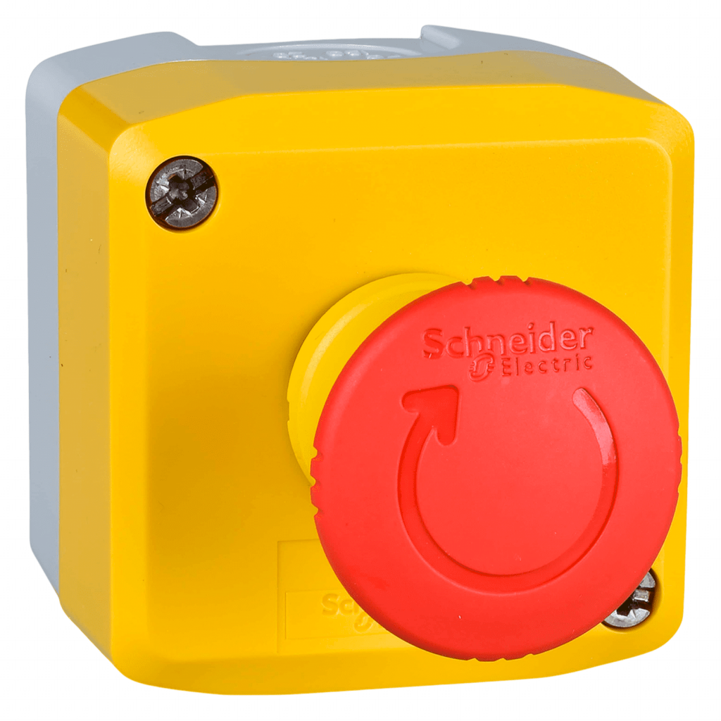 Caja Emerg. Policarbonato Amarillo 2NC Schneider Electric