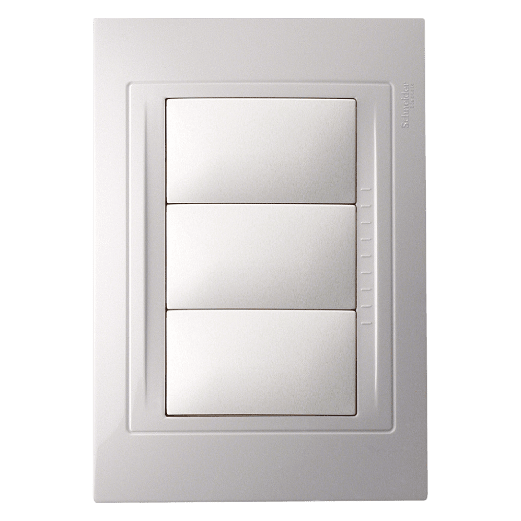[31337] Tapa Base 3 Módulos Blanca Schneider Electric