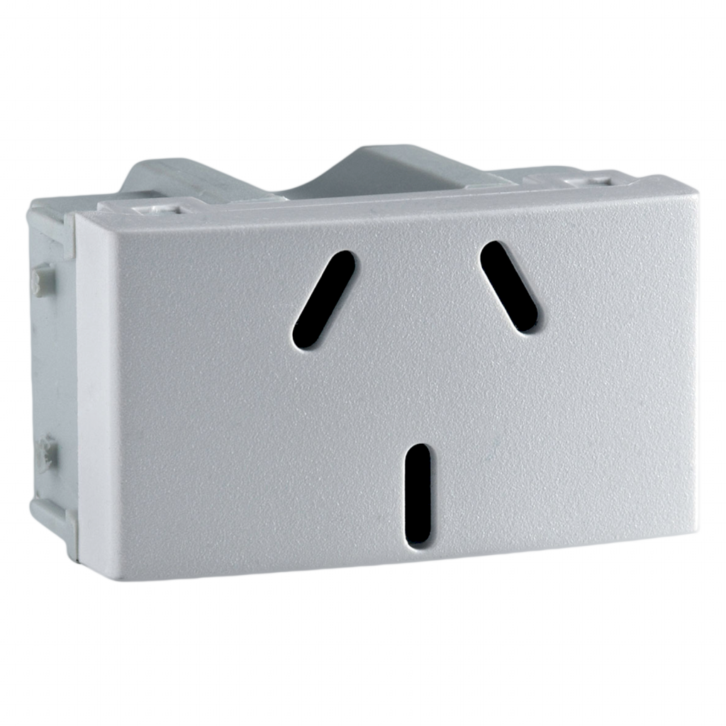 TOMA CON TIERRA SCH 10A BLANCO RODA WDA54041