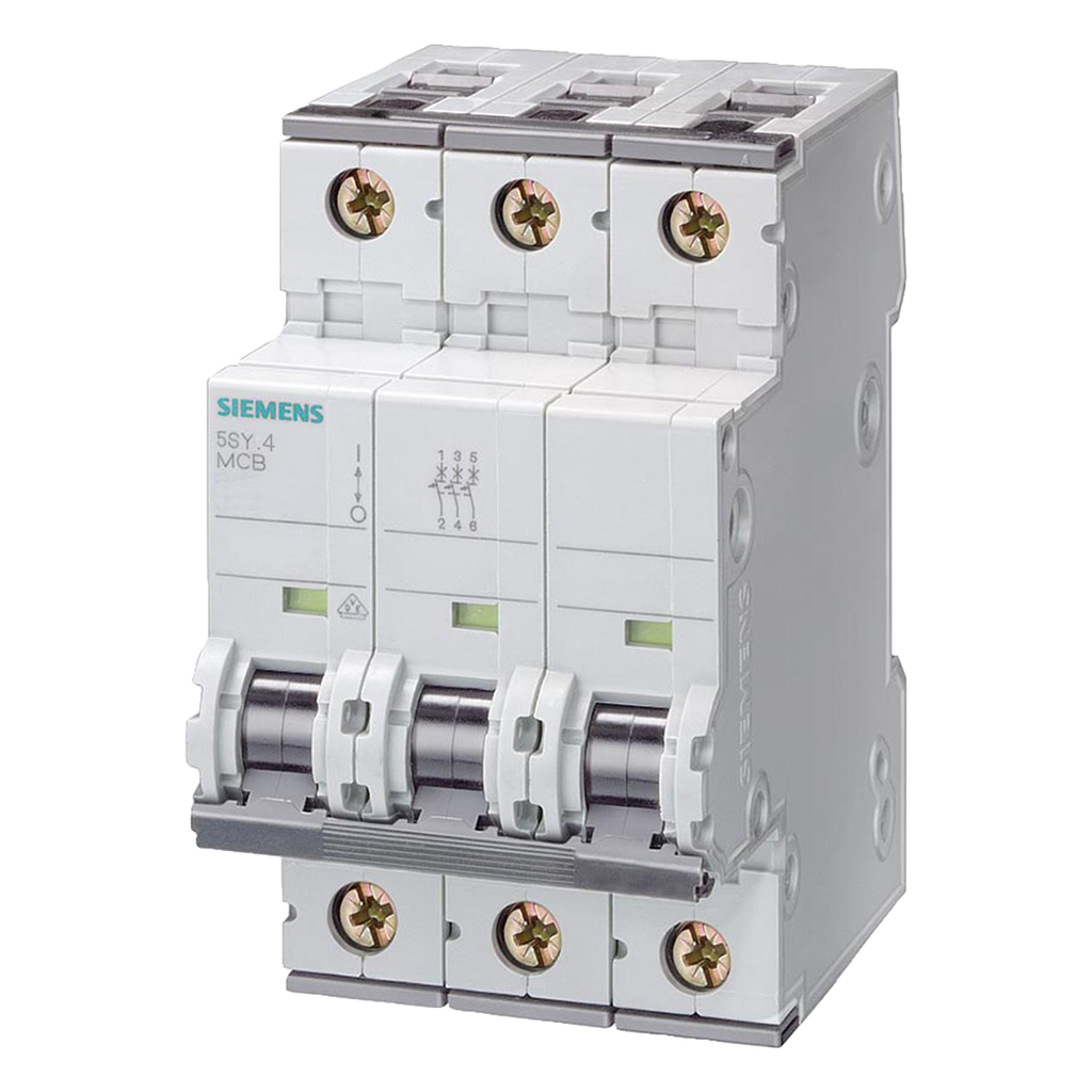 Interruptor Termomagnético 5SY43 3x10A 10kA Curva C Siemens