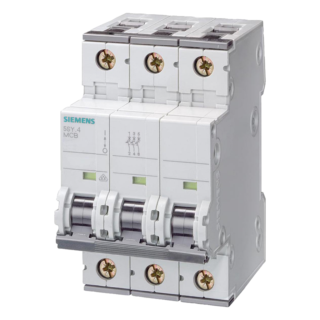 Interruptor Termomagnético 5SY43 3x10A 10kA Curva C Siemens