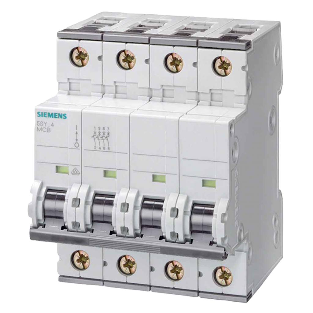 [19513] Interruptor Termomagnético 5SY44 4x32A 10kA Curva C Siemens