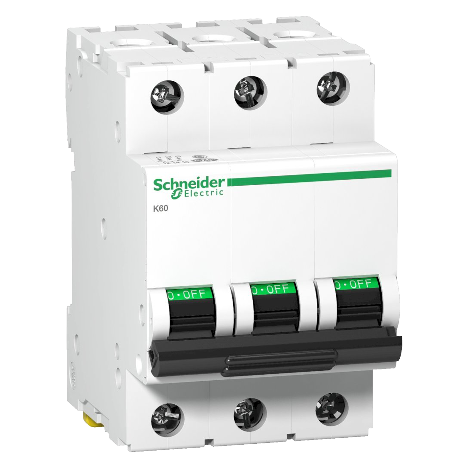 [20407] Interruptor Termomagnético A9N11 3x6A 4,5kA Curva C Schneider Electric