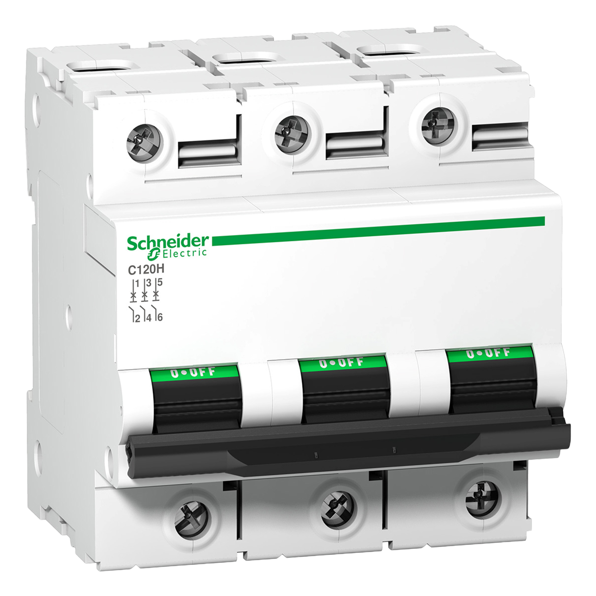 [22359] Interruptor Termomagnético A9N18 3x80A 10kA Curva C Schneider Electric