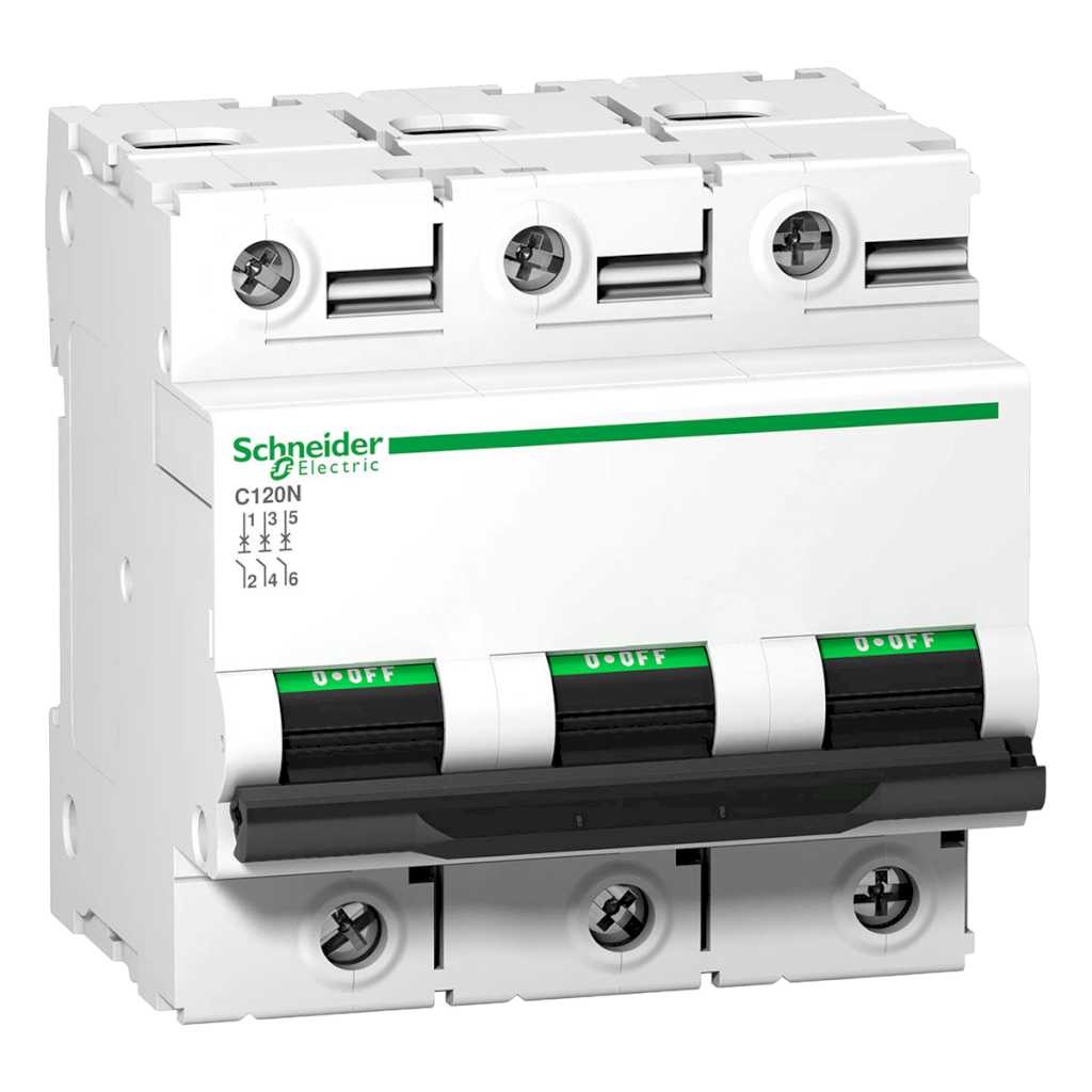 [22360] Interruptor Termomagnético A9N18 3x100A 10kA Curva C Schneider Electric