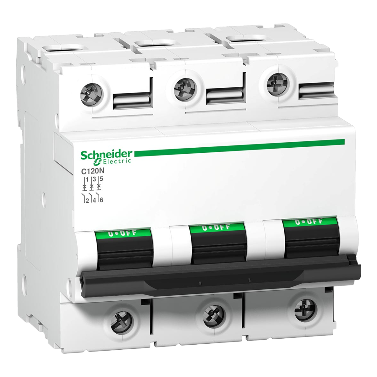 [22361] Interruptor Termomagnético A9N18 3x125A 10kA Curva C Schneider Electric