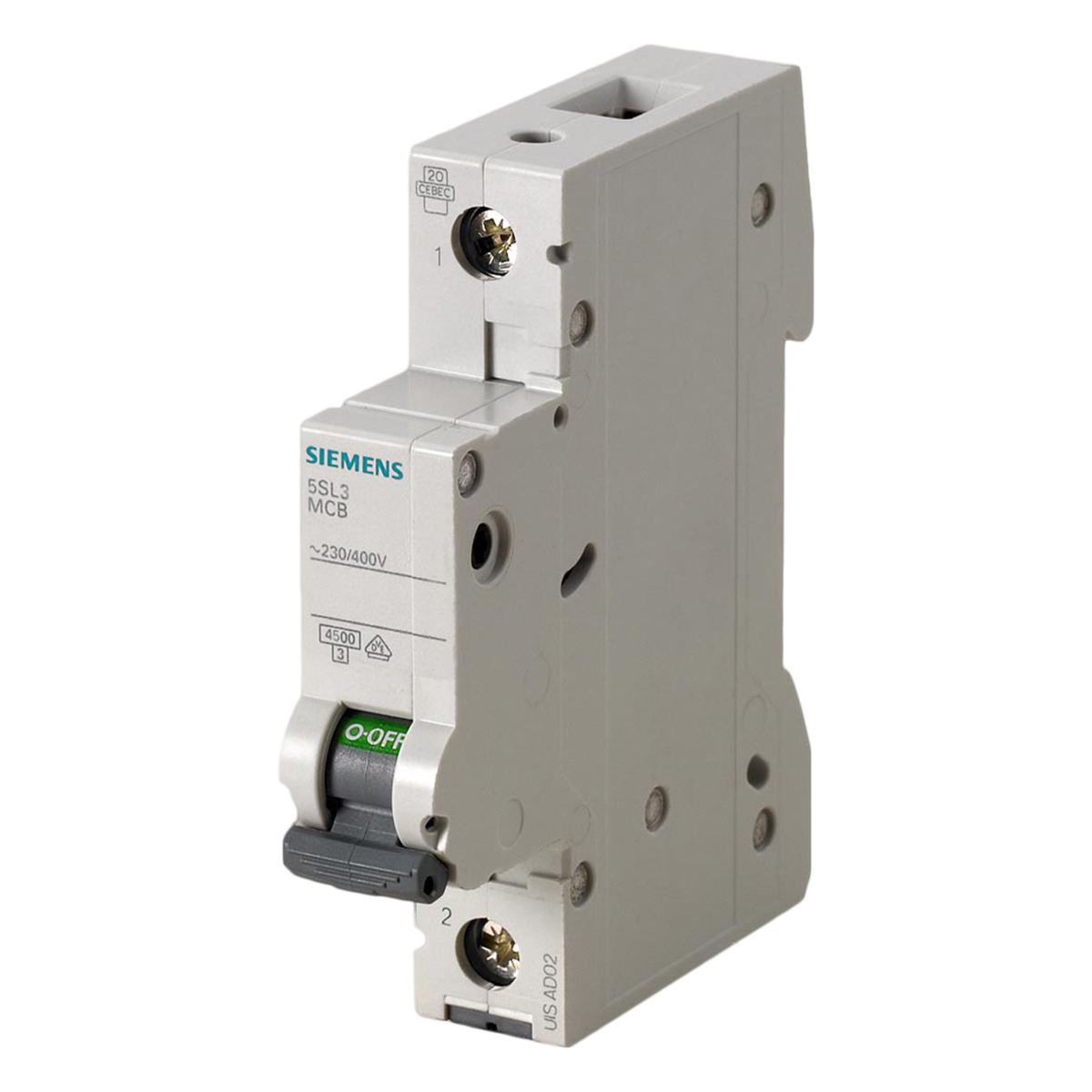 [25768] Interruptor Termomagnético 5SL31 1x20A 4,5kA Curva C Siemens