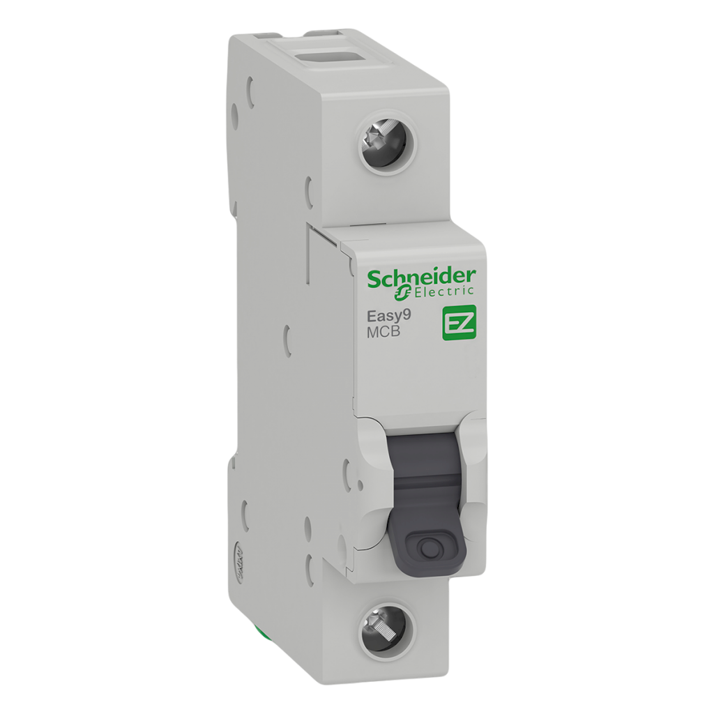 Interruptor Termomagnético EZ9F3 1x6A 4,5kA Curva C Schneider Electric