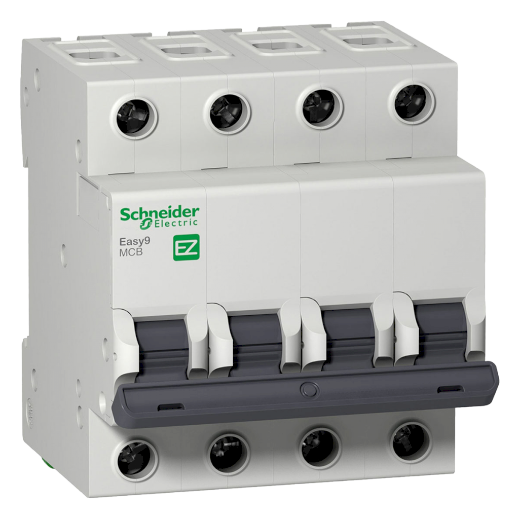 [27650] Interruptor Termomagnético EZ9F3 4x50A 4,5kA Curva C Schneider Electric