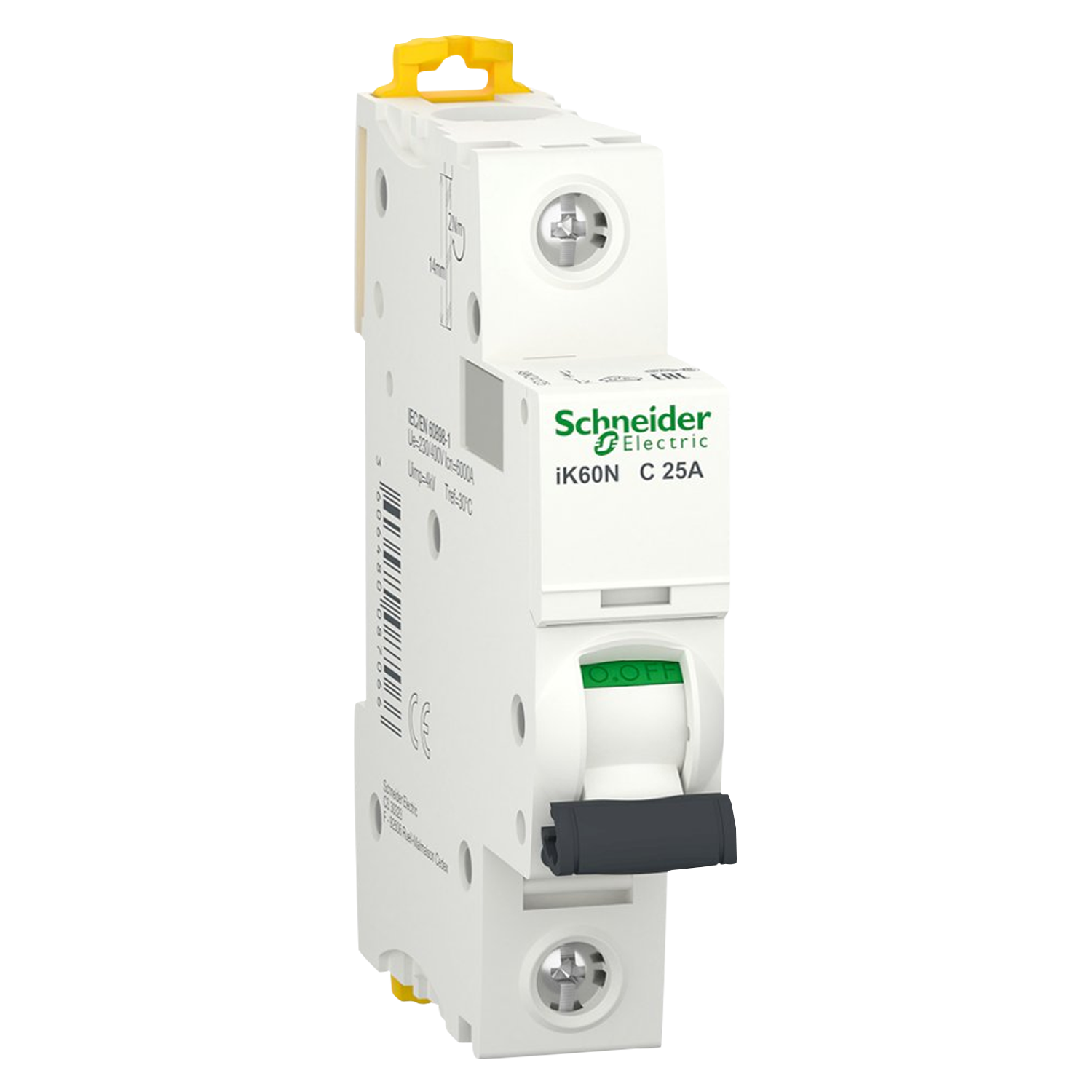 [27674] Interruptor Termomagnético A9K24 1x25A 6kA Curva C Schneider Electric