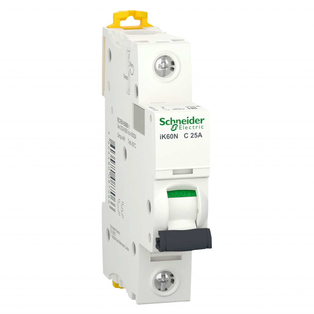 Interruptor Termomagnético A9K24 1x25A 6kA Curva C Schneider Electric