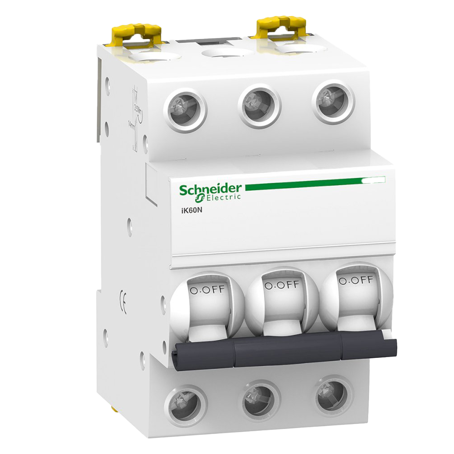 Interruptor Termomagnético A9K24 3x6A 6kA Curva C Schneider Electric