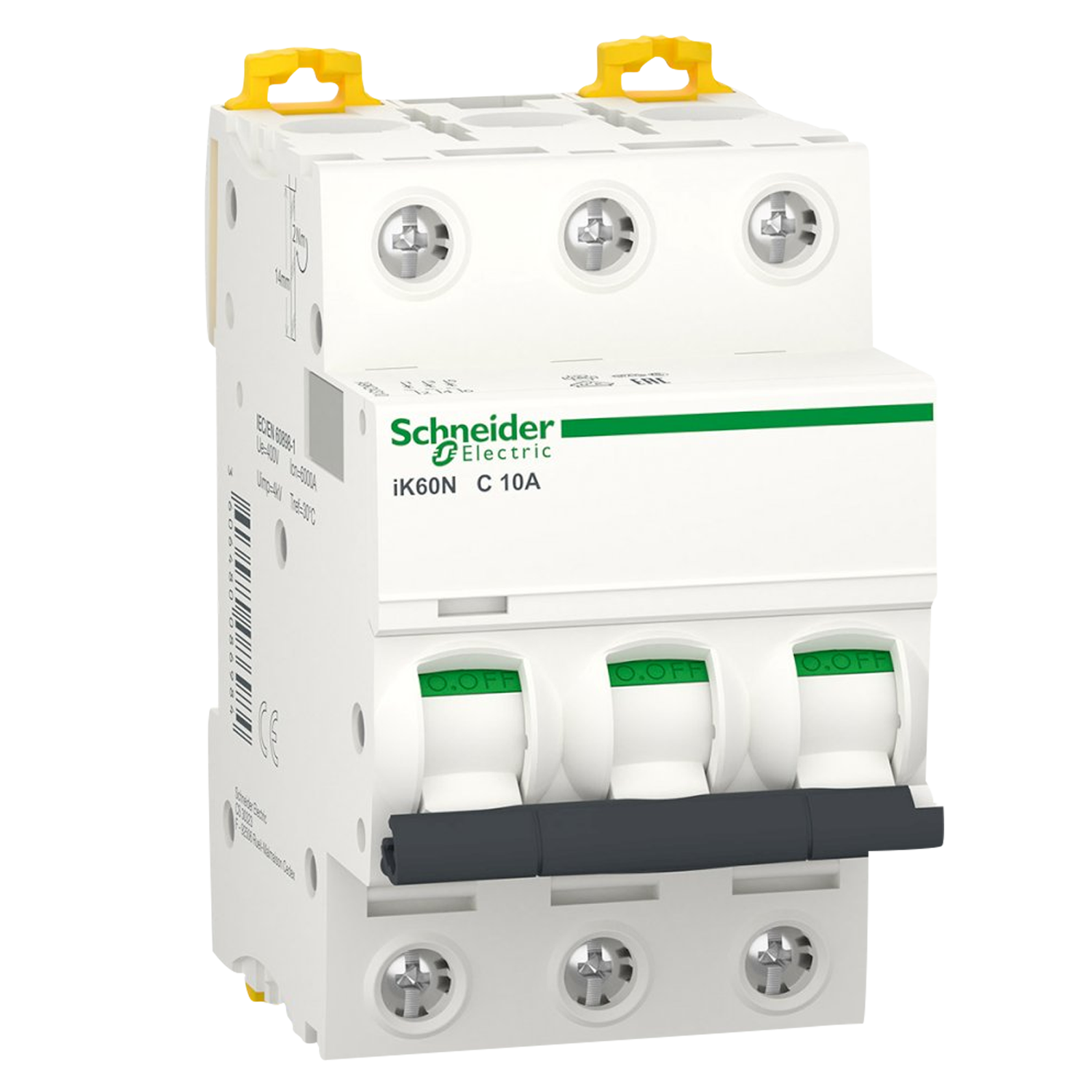[27689] Interruptor Termomagnético A9K24 3x10A 6kA Curva C Schneider Electric