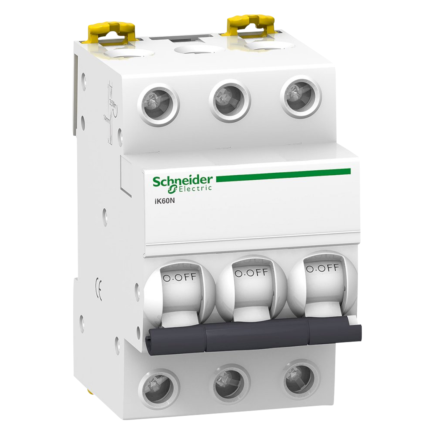 Interruptor Termomagnético A9K24 3x63A 6kA Curva C Schneider Electric