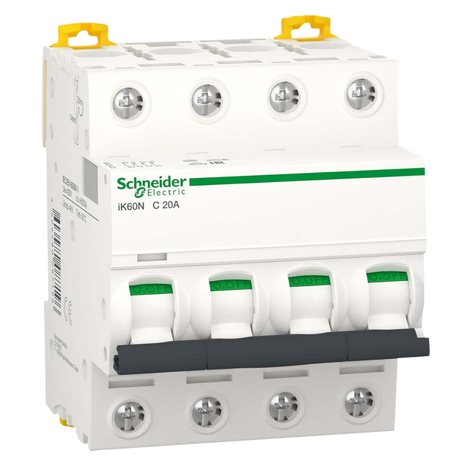 Interruptor Termomagnético A9K24 4x20A 6kA Curva C Schneider Electric