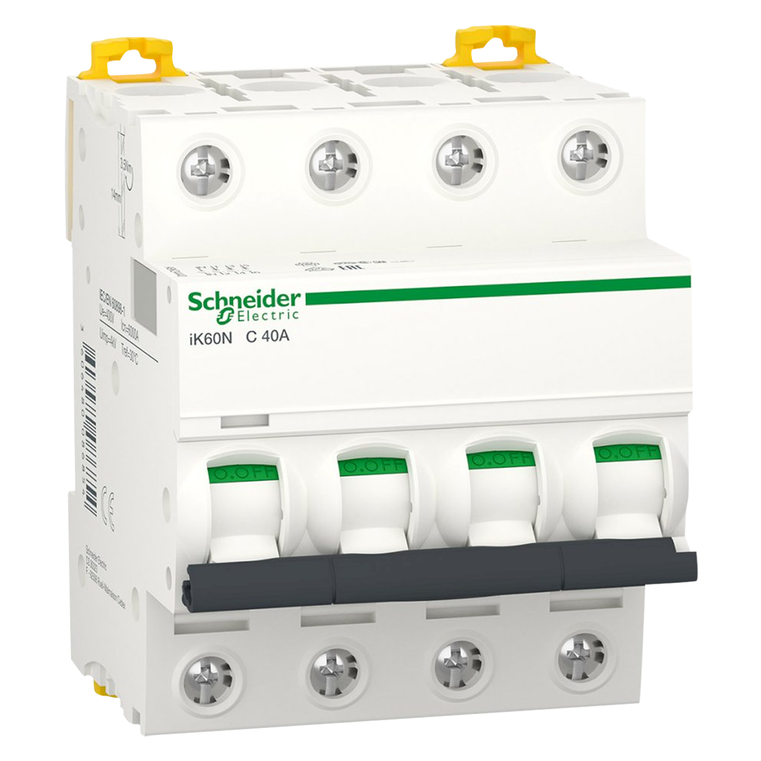 Interruptor Termomagnético A9K24 4x40A 6kA Curva C Schneider Electric