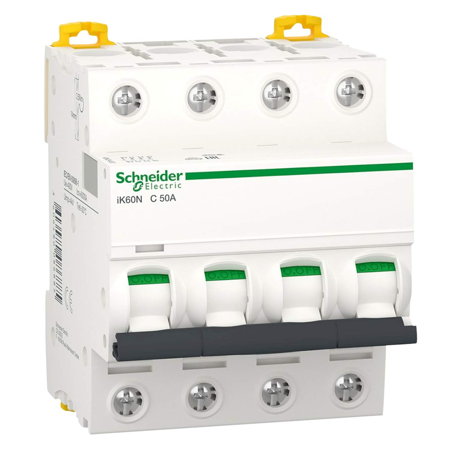 Interruptor Termomagnético A9K24 4x50A 6kA Curva C Schneider Electric