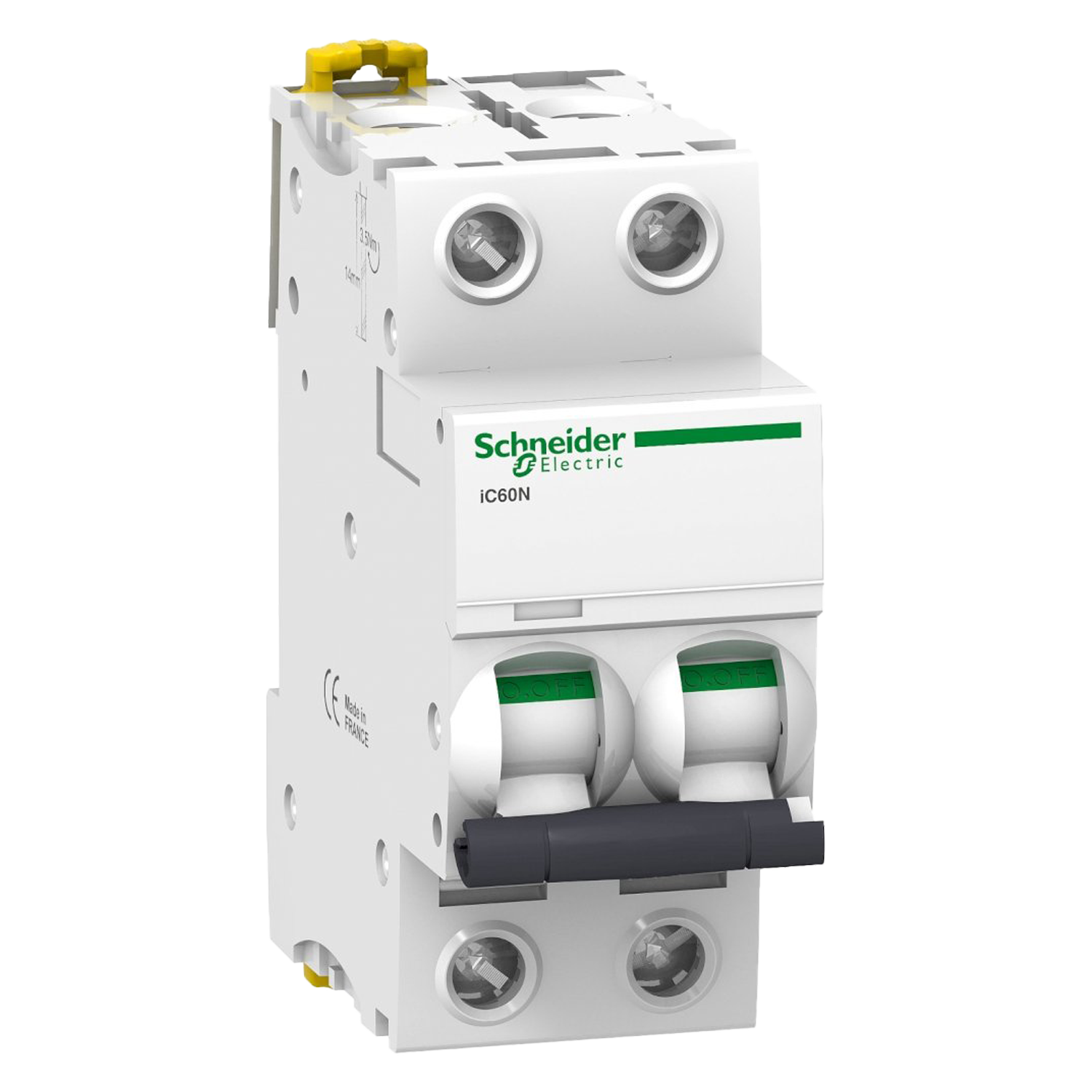 [27771] Interruptor Termomagnético A9F74 2x1A 10kA Curva C Schneider Electric