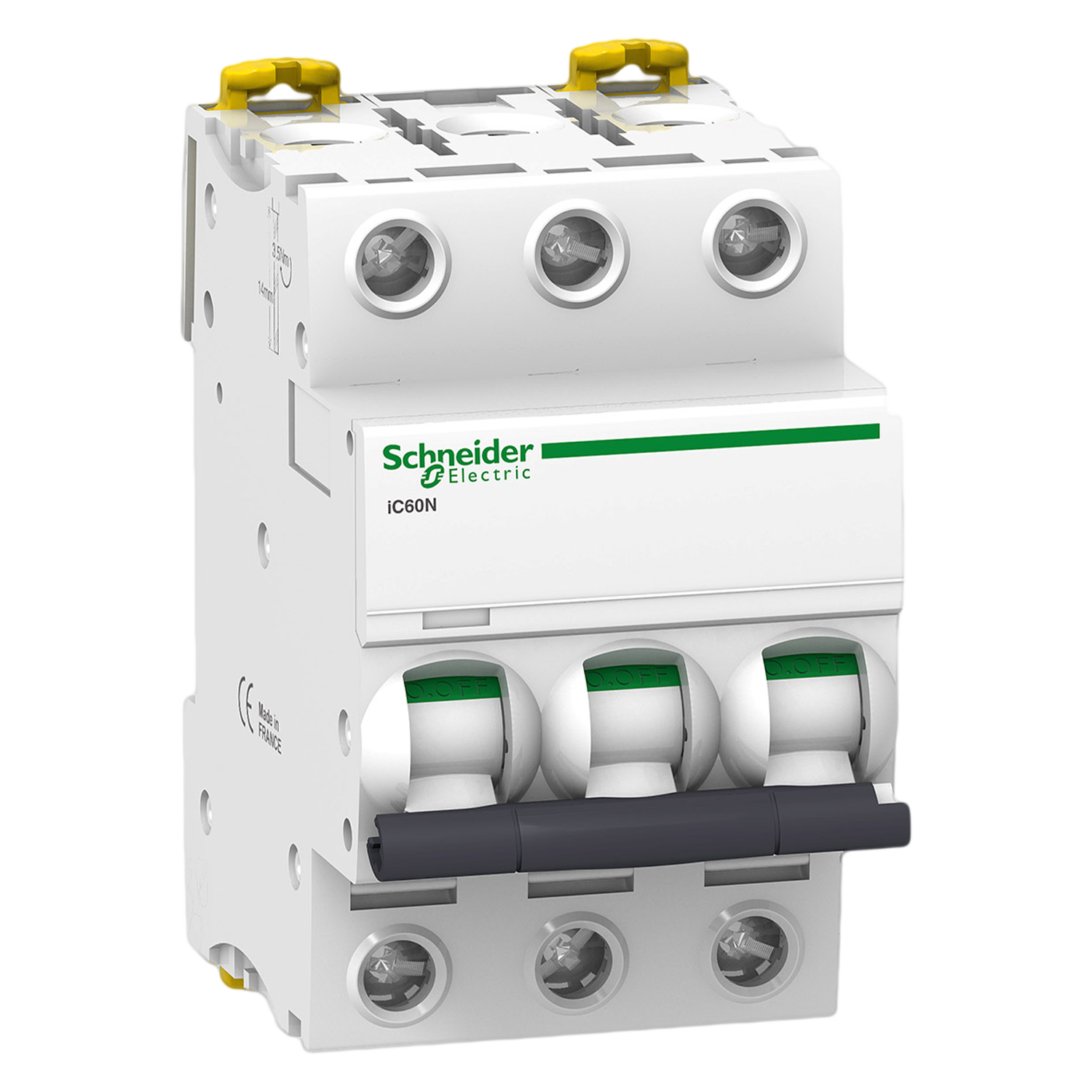 Interruptor Termomagnético A9F74 3x16A 10kA Curva C Schneider Electric