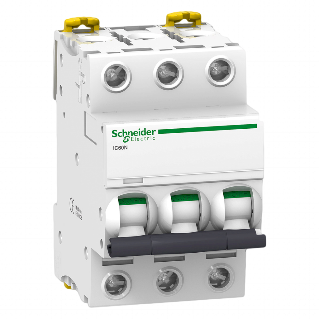 [27791] Interruptor Termomagnético A9F74 3x20A 10kA Curva C Schneider Electric