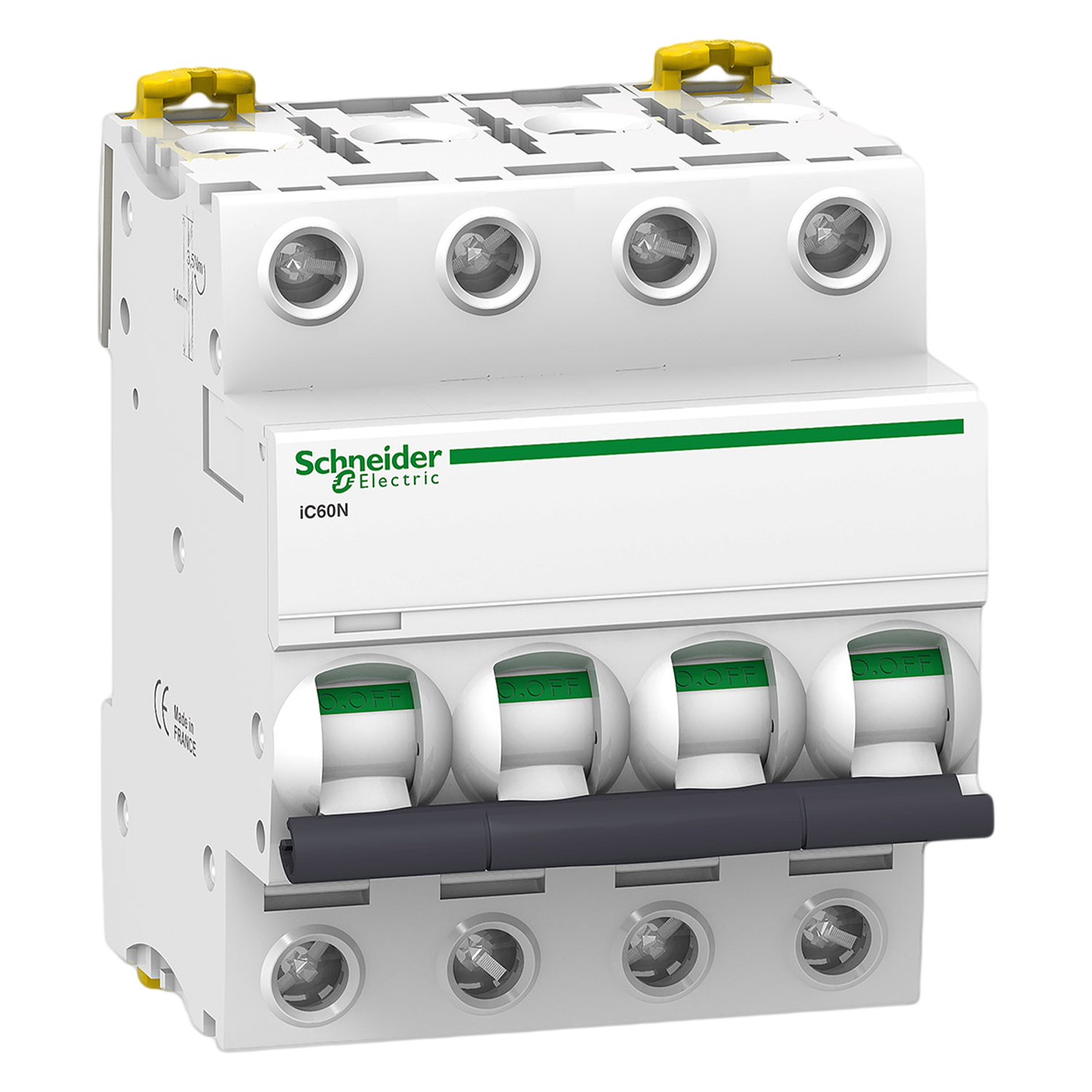 Interruptor Termomagnético A9F74 4x10A 10kA Curva C Schneider Electric