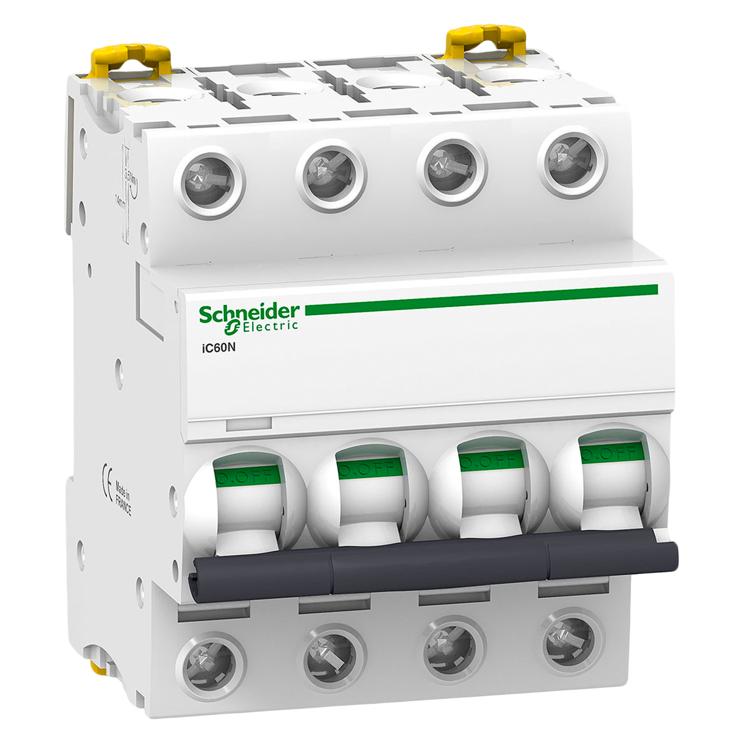 [27809] Interruptor Termomagnético A9F74 4x63A 10kA Curva C Schneider Electric