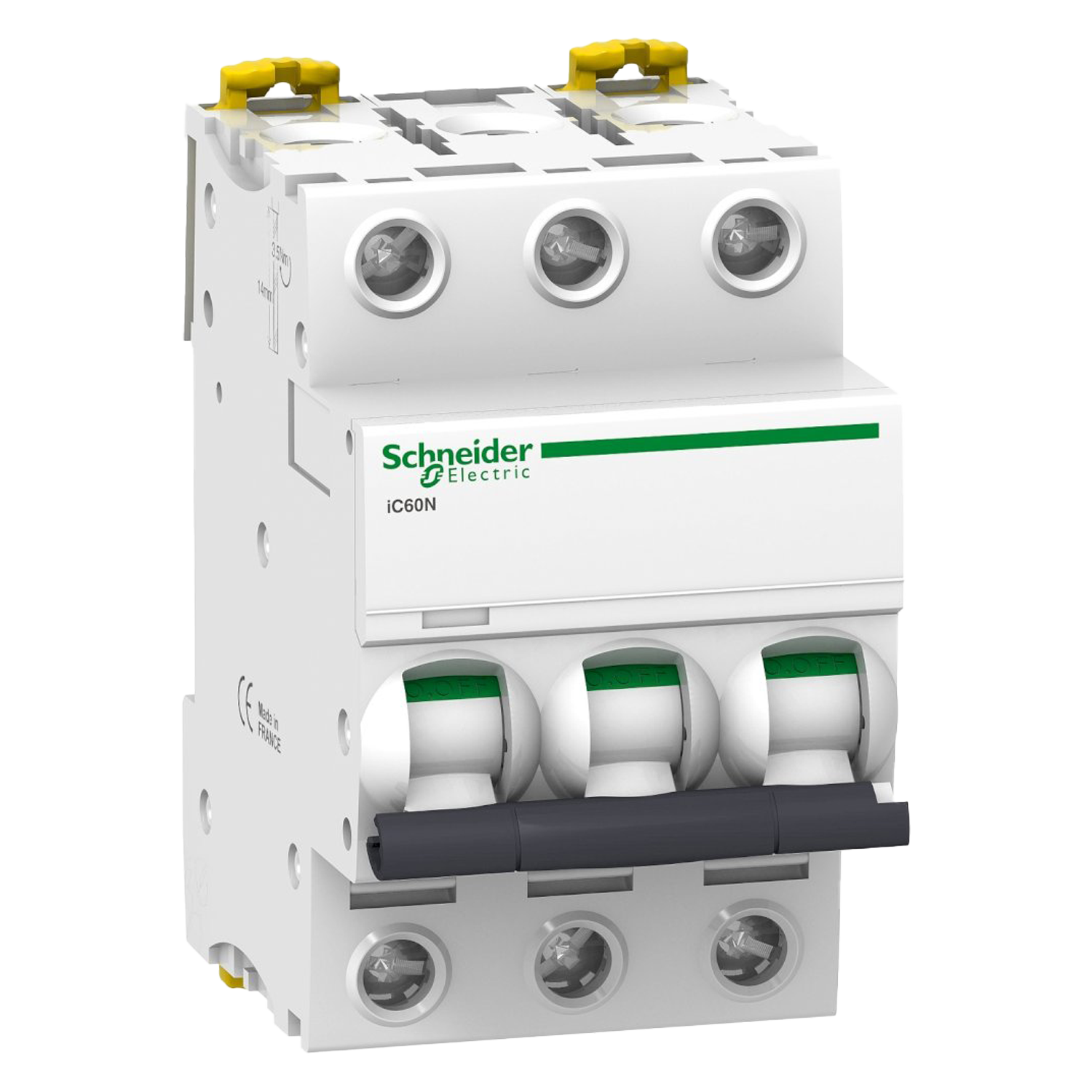 Interruptor Termomagnético A9F75 3x50A 10kA Curva D Schneider Electric