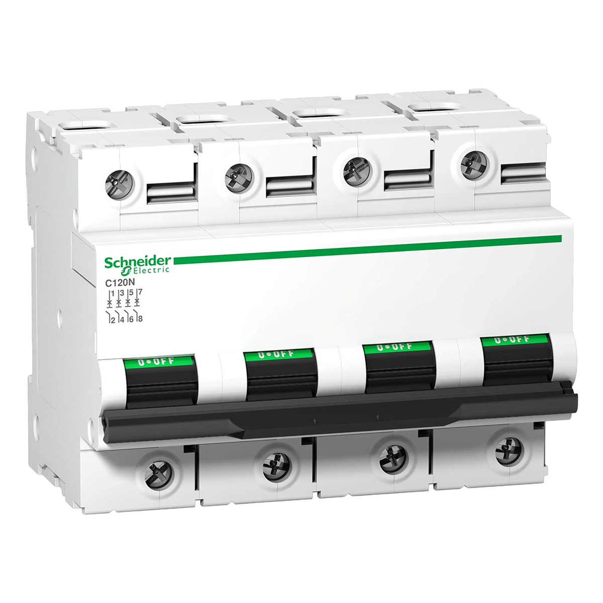 [30885] Interruptor Termomagnético A9N18 4x125A 10kA Curva D Schneider Electric