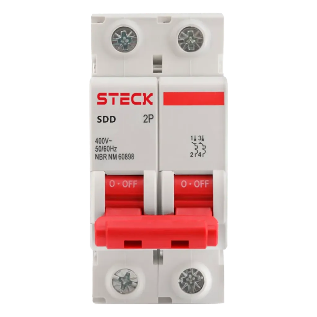 [31648] Interruptor Termomagnético SDD62 2x16A 3kA Curva C Steck Electric