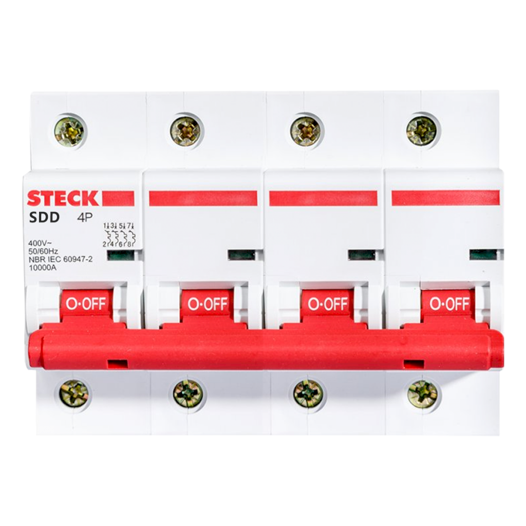 [31666] TERMOMAG 4X80 STECK - 10KA CURVA C SDD4C80