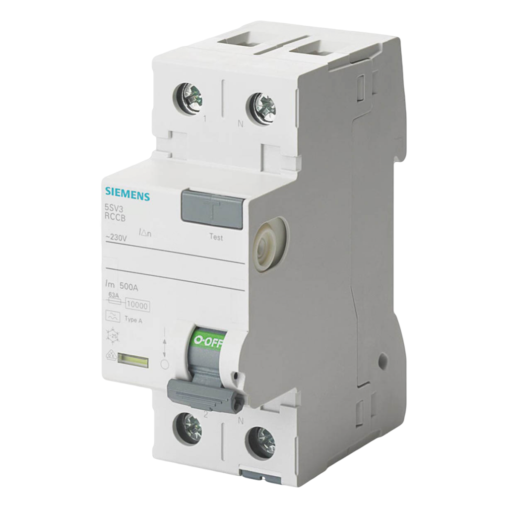 Interruptor Diferencial 5SV33 2x40A 30mA Inmunizado Siemens