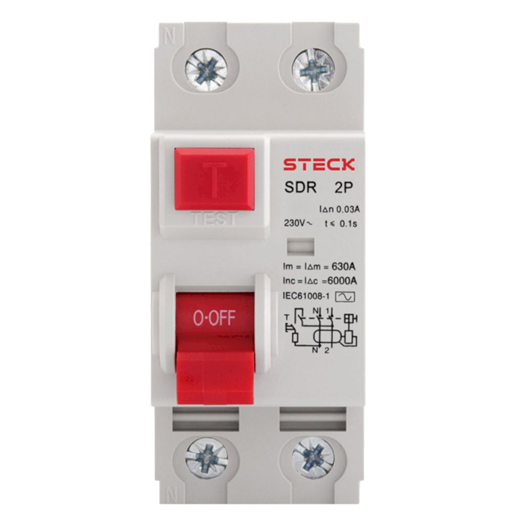 Interruptor Diferencial SDR22 2x25A 30mA Steck Electric