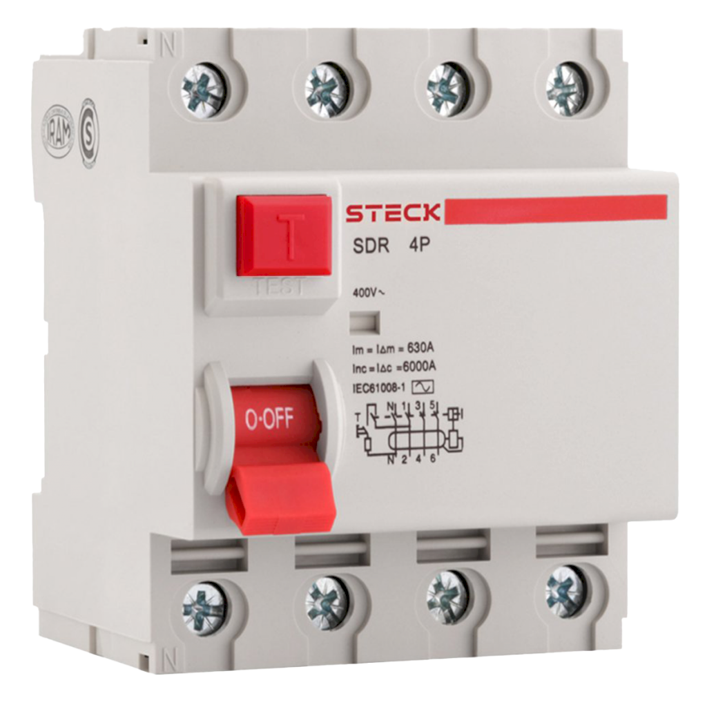 [31676] Interruptor Diferencial SDR46 4x63A 300mA Steck Electric