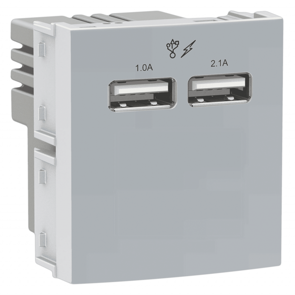 MODULO 2 TOMAS SCH USB 2.1/1.0 AMP RODA WDA65821