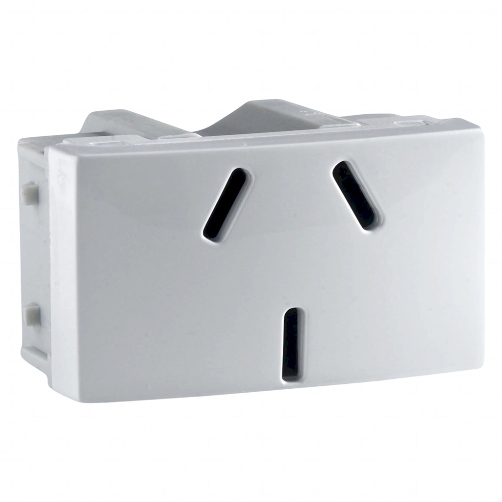 [26991] Toma C/Tierra Base 10A 220V Blanco Schneider Electric