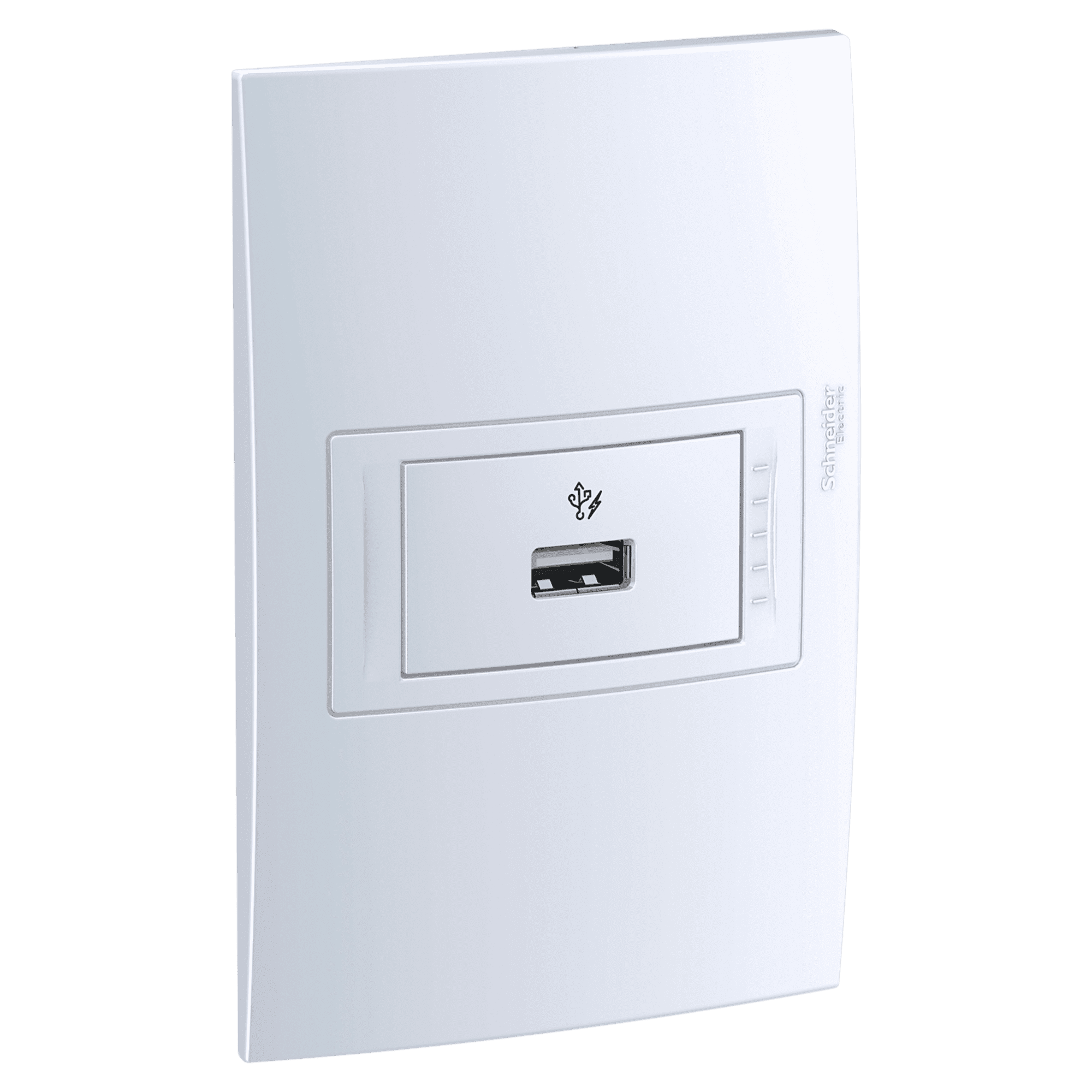 Conjunto Base 1 Módulo USB 1A + Tapa Blanco Schneider Electric