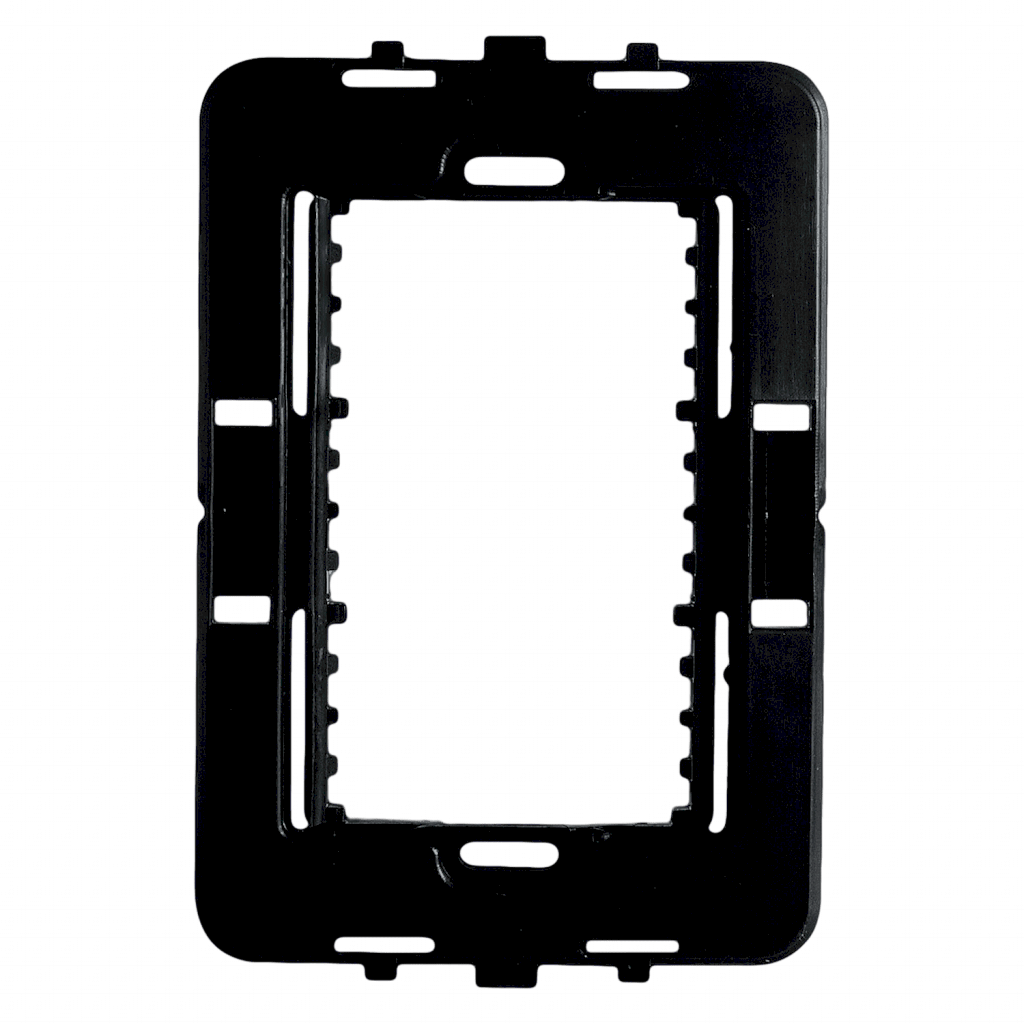 Bastidor Base PVC 3 Módulos Negro Schneider Electric