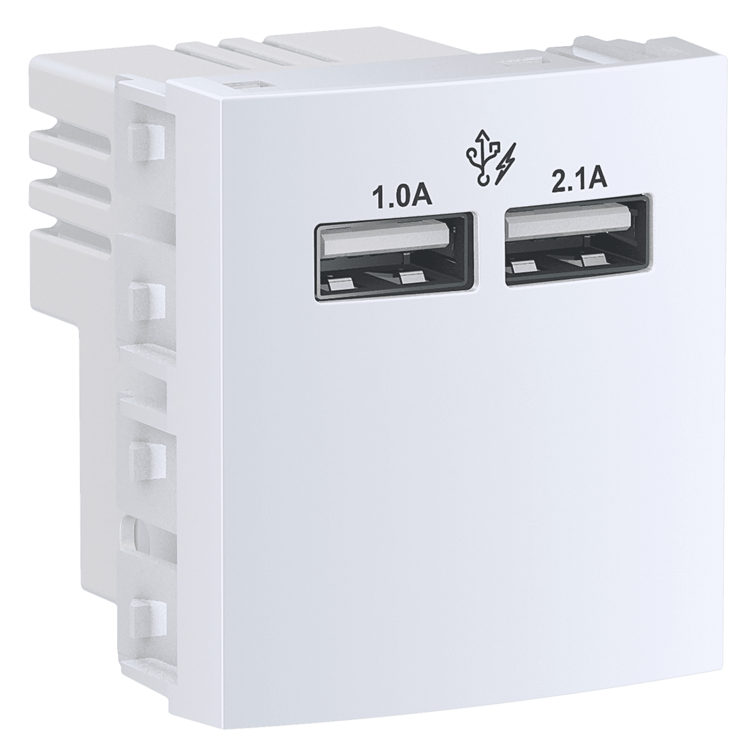 [31340] Módulo 2 Toma USB 1 Múdulo Ocupado 2,1A Blanco Schneider Electric